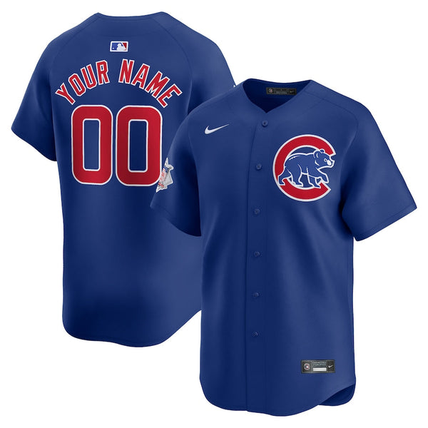 Chicago Cubs Nike  Alternate Limited Custom Jersey – Royal