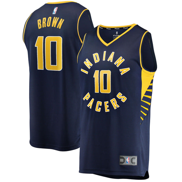 Kendall Brown Indiana Pacers Fanatics 2021/22 Fast Break Jersey - Icon Edition - Navy