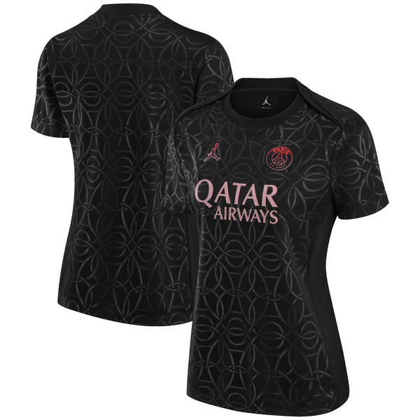 Paris Saint-Germain Jordan Brand Women's 2024/25 Academy Pro Pre-Match Top - Black