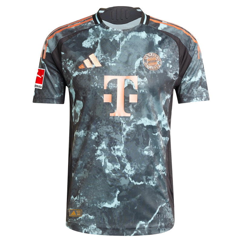 Bayern Munich adidas 2024/25 Away Custom Jersey - Black