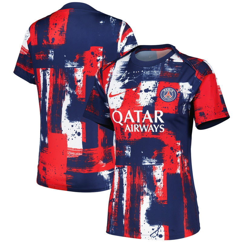 Paris Saint-Germain Nike Women's 2024/25 Home Academy Pro Pre-Match Top - Navy