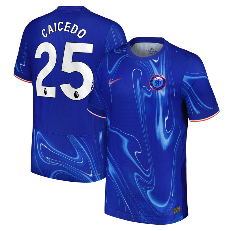 Moisés Caicedo Chelsea Nike 2024/25 Home Player Jersey - Blue