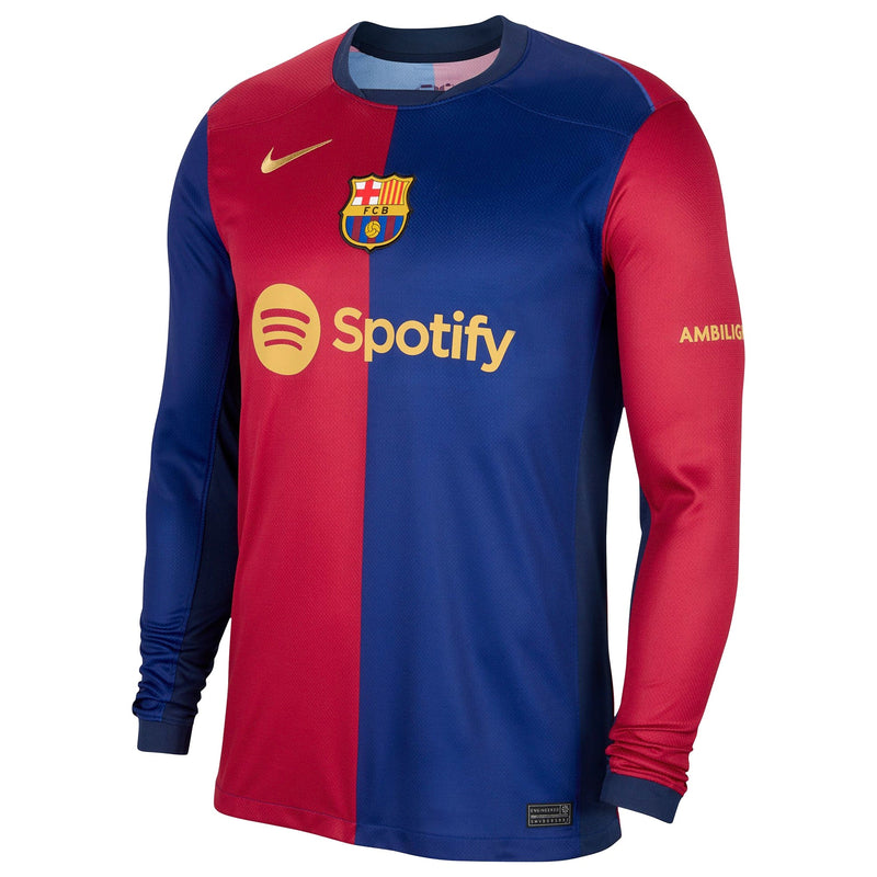 Robert Lewandowski Barcelona Nike 2024/25 Home Long Sleeve Player Jersey - Royal