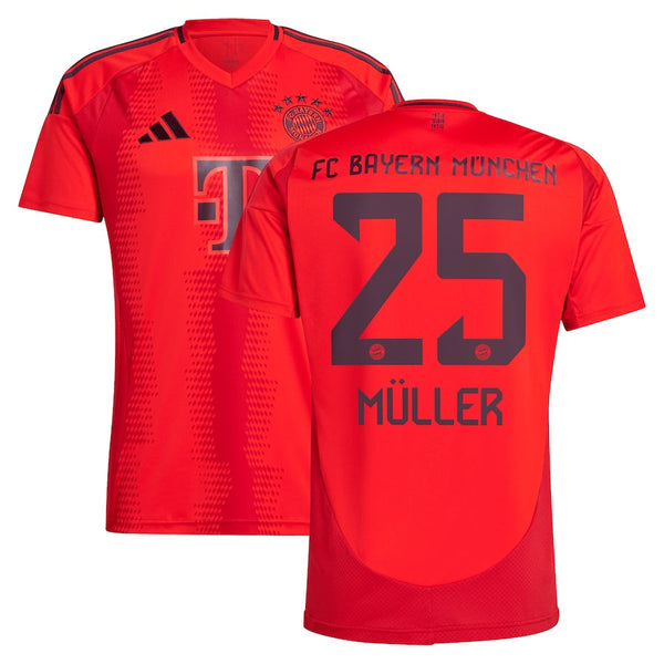 Thomas Müller Bayern Munich adidas 2024/25 Home Player Jersey - Red