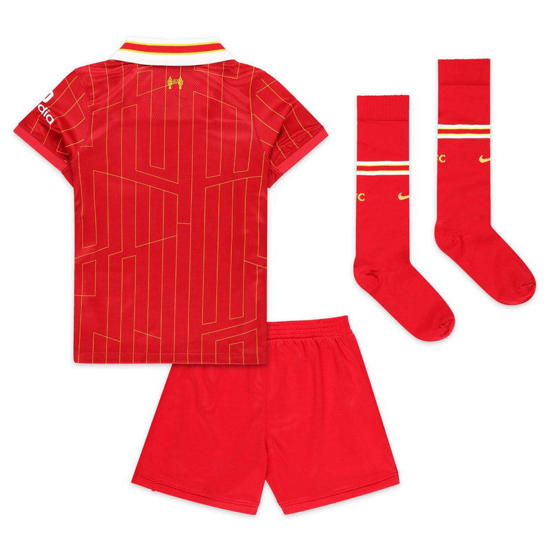 Liverpool Nike Preschool 2024/25 Home Stadium Kit Set - Red