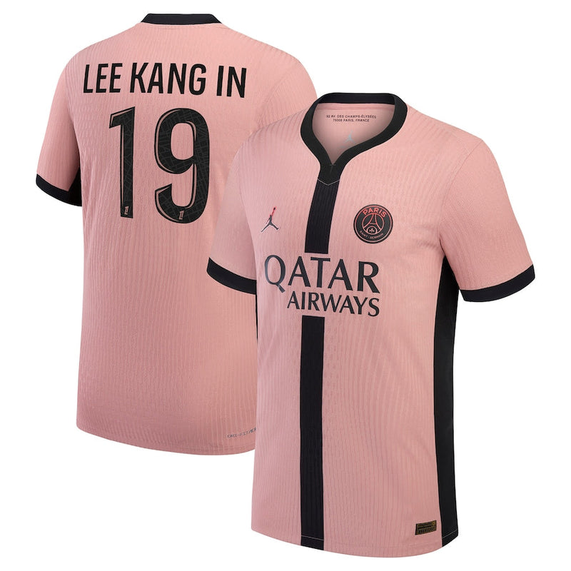 Lee Kang In Paris Saint-Germain Jordan Brand 2024/25 Third Player Jersey - Pink