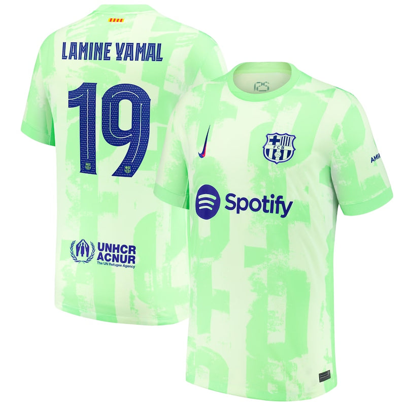 Lamine Yamal Barcelona Nike Youth 2024/25 Authentic Third Player Jersey - Yellow