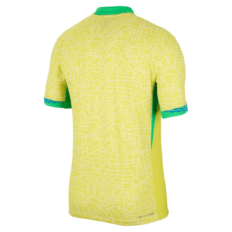 Brazil National Team Nike 2024 Home Match Authentic Jersey – Yellow