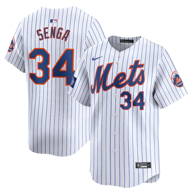 Kodai Senga New York Mets Nike 2024 MLB World Tour London Series Home Limited Player Jersey - White