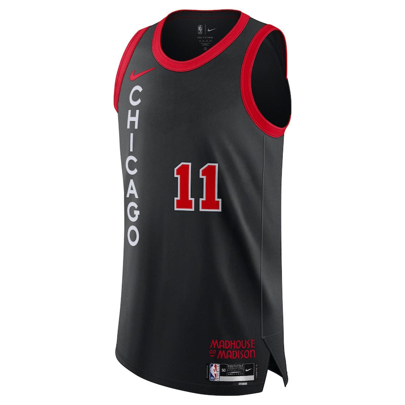 Nike DeMar DeRozan Chicago Bulls  Authentic Jersey - City Edition - Black