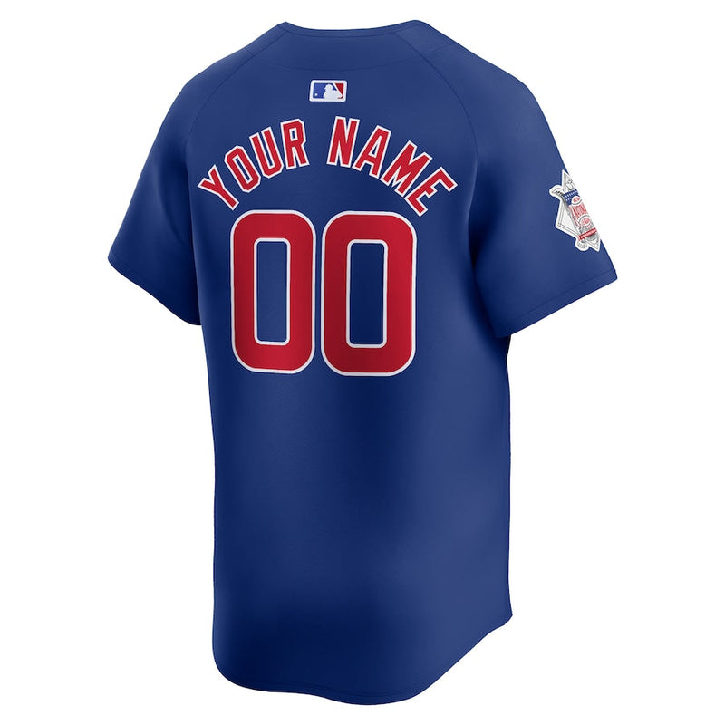 Chicago Cubs Nike  Alternate Limited Custom Jersey – Royal