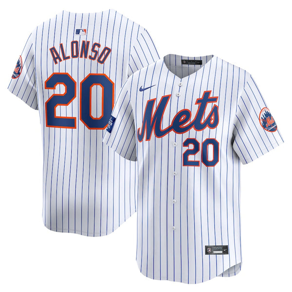 Pete Alonso New York Mets Nike 2024 MLB World Tour London Series Home Limited Player Jersey - White