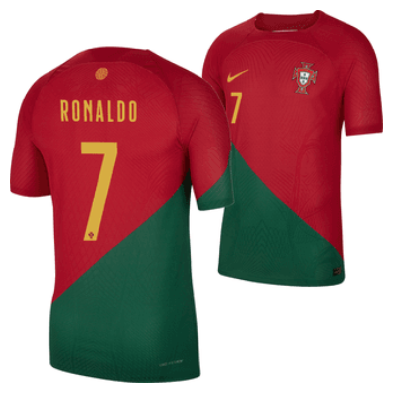 Cristiano Ronaldo 7 Portugal 23/24 Home Nike Jersey - Red