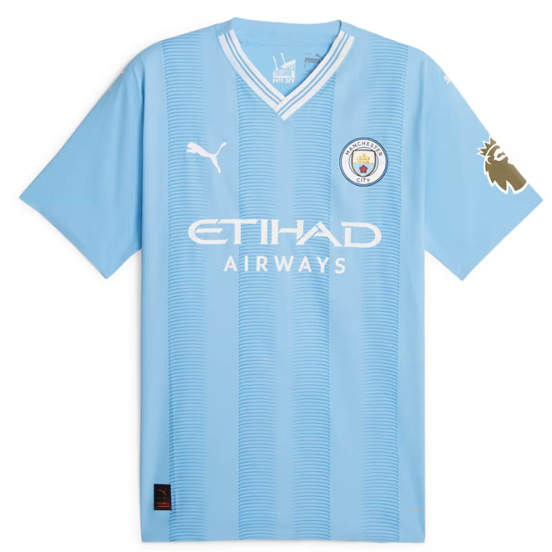 Jack Grealish Manchester City Team  Puma 2023/24  Player Authentic Jersey - Sky Blue