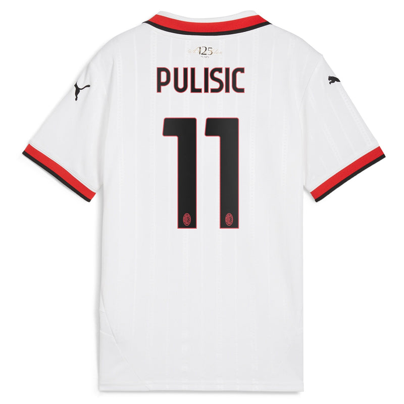 AC Milan PUMA Away Shirt 2024-25 - Kids with Pulisic 11 printing