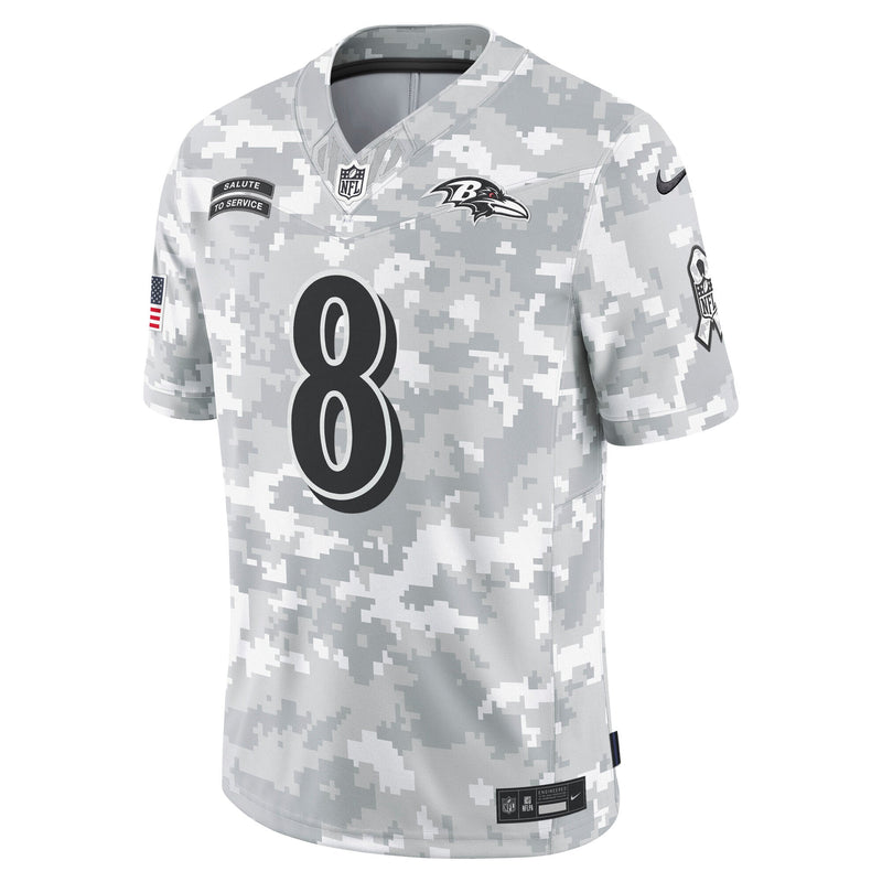 Baltimore Ravens Nike 2024 Salute to Service Jersey - Lamar Jackson - Mens