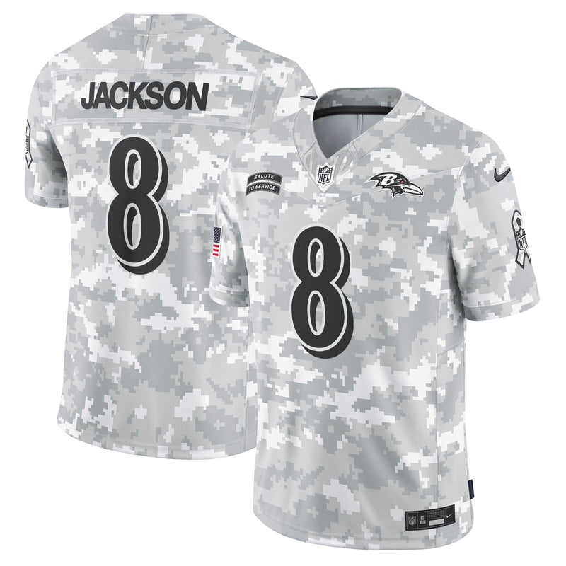 Baltimore Ravens Nike 2024 Salute to Service Jersey - Lamar Jackson - Mens