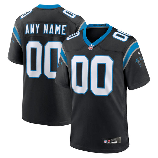 Carolina Panthers Nike Game Team Colour Jersey - Custom - Mens