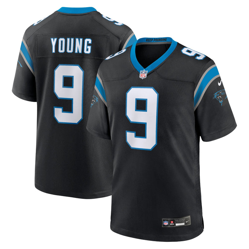 Carolina Panthers Nike Home Game Jersey 2023 NFL Draft First Round Pick - Black - Bryce Young - Mens