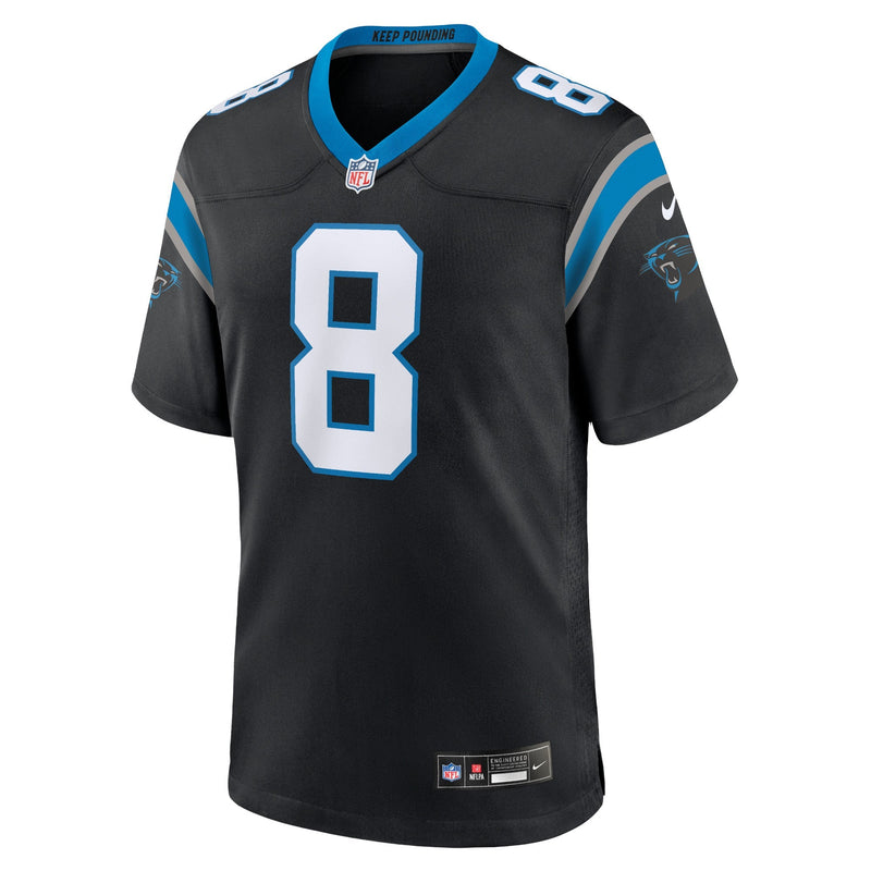 Carolina Panthers Nike Home Game Team Colour Jersey - Black - Jaycee Horn - Mens