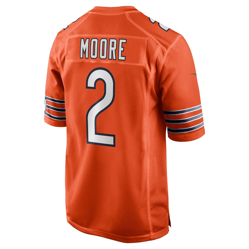 Chicago Bears Nike Game Ausweichtrikot – Weiß – D.J. Moore - Herren