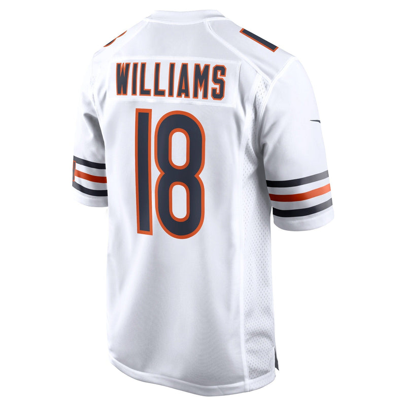 Chicago Bears Nike Game Away Jersey - White - Caleb Williams - Men