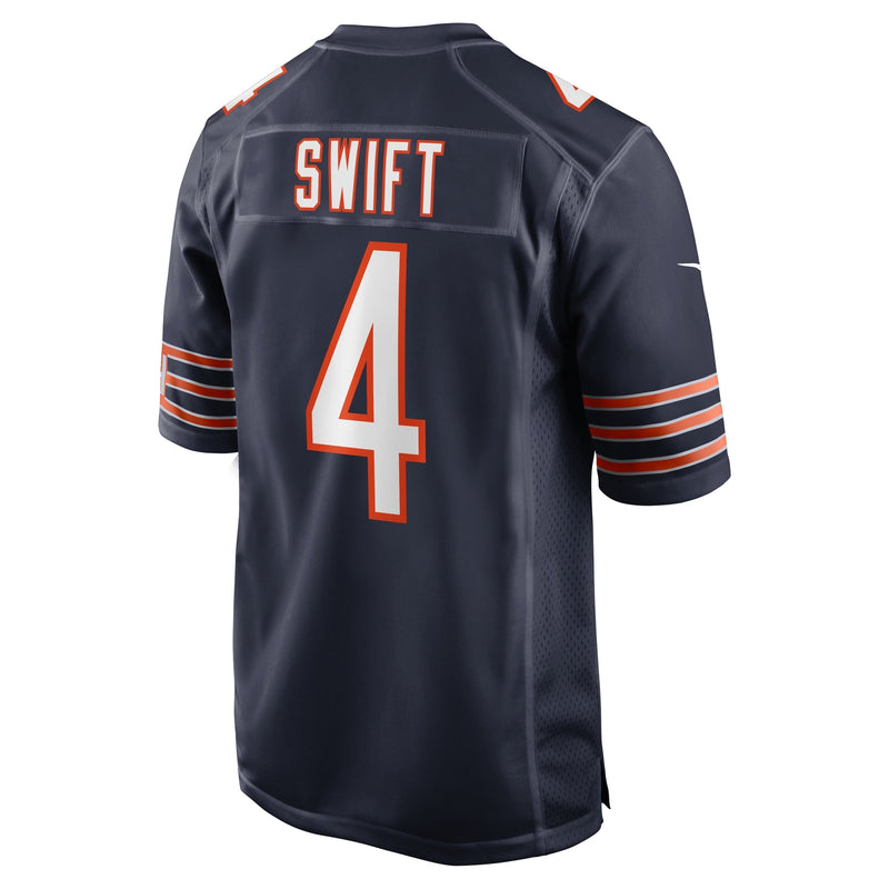 Chicago Bears Nike Home Game Jersey - Navy - D'Andre Swift - Mens