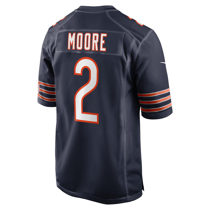 Chicago Bears Nike Home Game Jersey - Navy - D.J. Moore - Mens