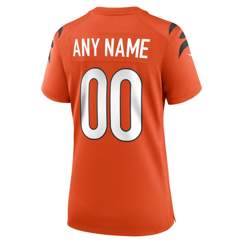 Cincinnati Bengals Nike Game Alternate - Custom - Womens