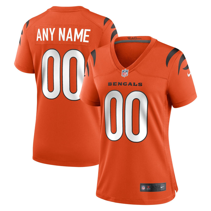 Cincinnati Bengals Nike Game Alternate - Custom - Womens