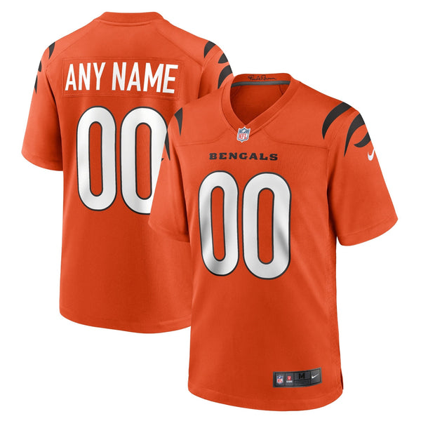 Cincinnati Bengals Nike Game Third Jersey – Orange – Personalized – Men