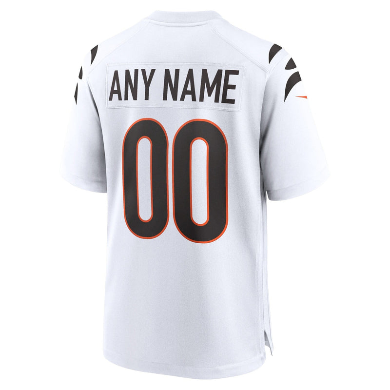 Cincinnati Bengals Nike Game Away Jersey – White – Personalized – Men