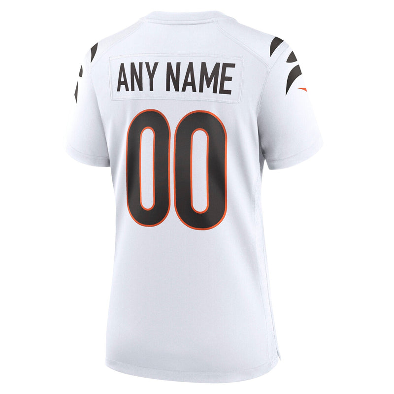 Cincinnati Bengals Nike Road Game Jersey - Custom - Womens