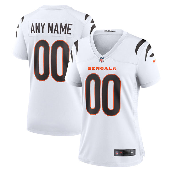 Cincinnati Bengals Nike Road Game Jersey - Custom - Womens