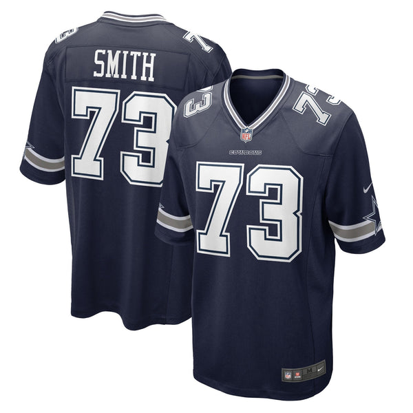 Dallas Cowboys Nike Home Game Jersey - Navy - Tyler Smith - Mens