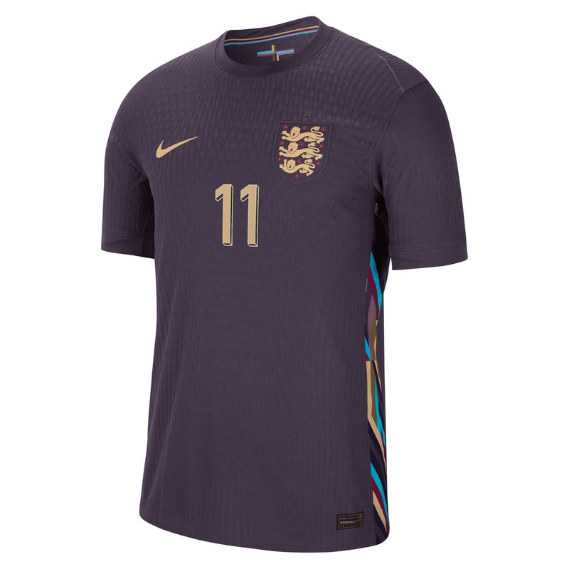 England Nike Dri Fit Adv Away Match Shirt 2024 with Foden 11 printing