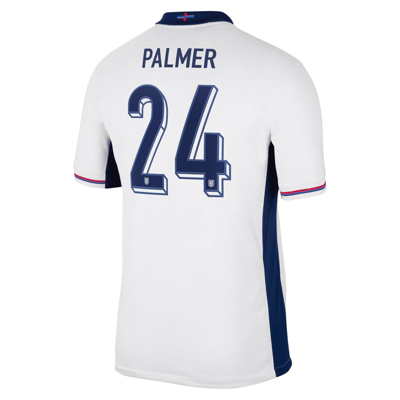 England Nike Home Stadium Shirt 2024 with Palmer 24 printing