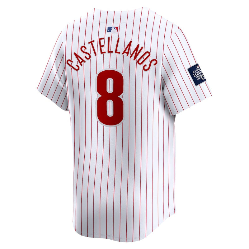 Nick Castellanos Philadelphia Phillies Nike 2024 MLB World Tour London Series Home Limited Player Jersey - White