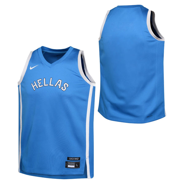 Greece Nike Olympics Road Jersey - Youth