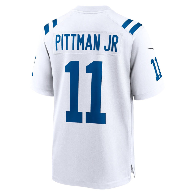 Indianapolis Colts Nike Game Road Jersey - White - Michael Pittman Jr. - Mens