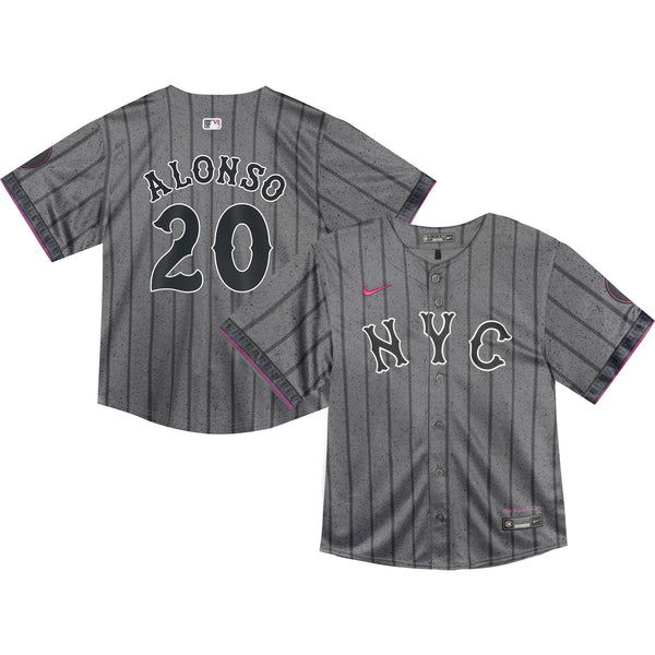 Pete Alonso New York Mets Nike Infant 2024 City Connect Limited Player Jersey - Graphite