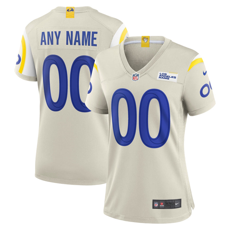 Los Angeles Rams Nike Road Game Jersey - Custom - Womens