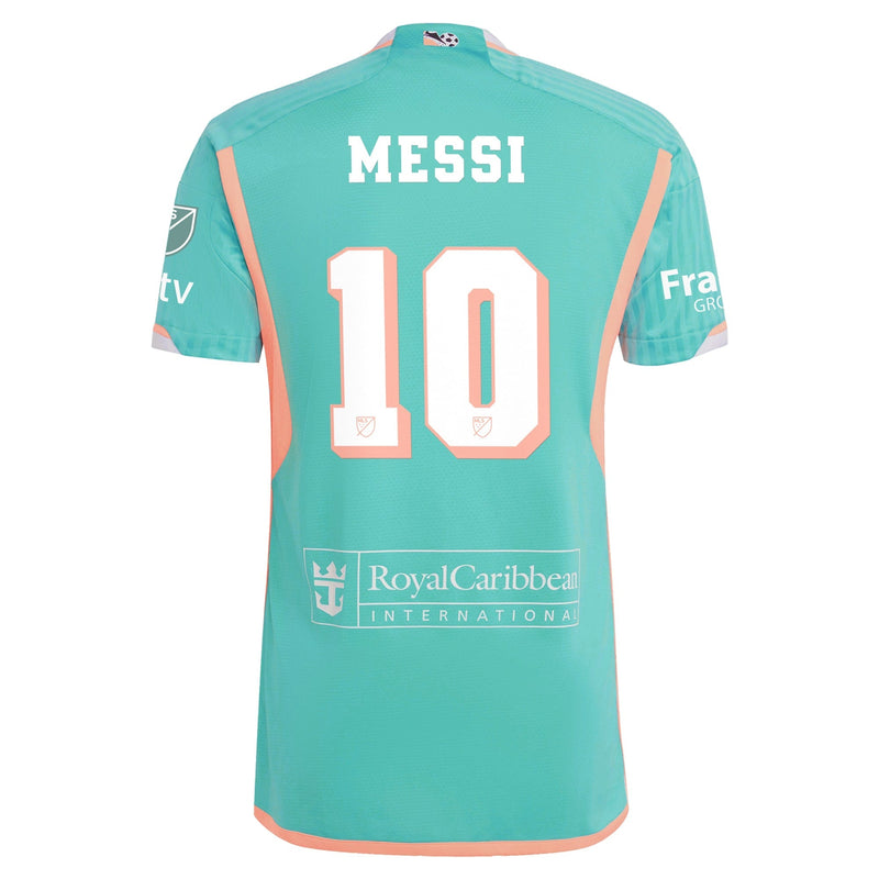 Lionel Messi Inter Miami CF adidas 2024 Archive  Jersey - Aqua