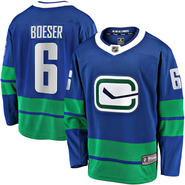 Brock Boeser Vancouver Canucks Fanatics Premier Breakaway Player Jersey - Blue