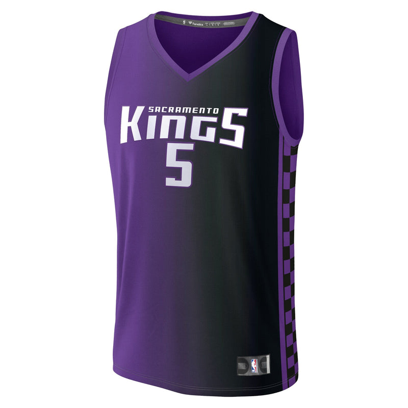 De'Aaron Fox Sacramento Kings Fanatics Fast Break Player Jersey - Statement Edition - Purple