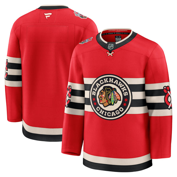 Chicago Blackhawks Fanatics 2025 NHL Winter Classic Premium Jersey - Red