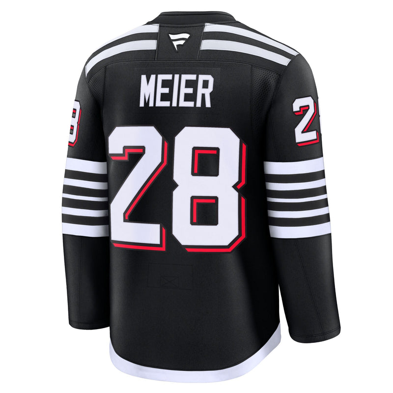 Timo Meier New Jersey Devils Fanatics Alternate Premium Jersey - Black