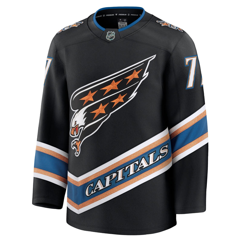 Men's Fanatics TJ Oshie Black Washington Capitals Alternate 50th Anniversary Premium Jersey