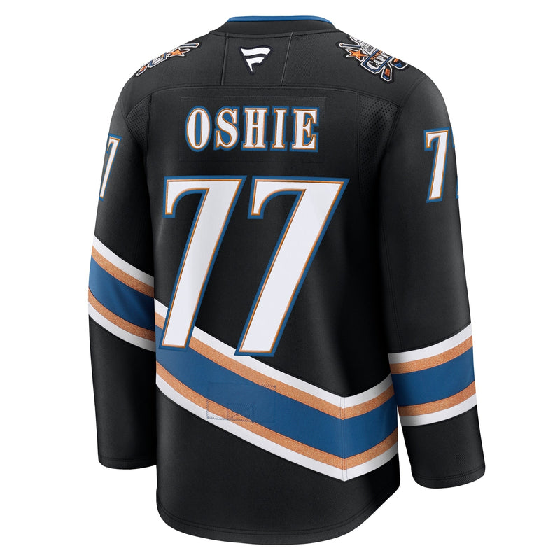 Men's Fanatics TJ Oshie Black Washington Capitals Alternate 50th Anniversary Premium Jersey