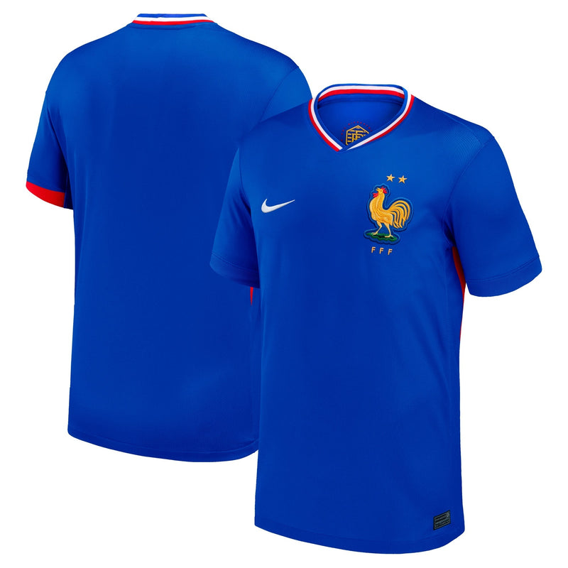 France National Team Nike 2024 Home Blank Jersey - Blue